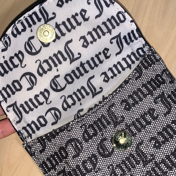 JUICY COUTURE Gothic Status Black Love Club Cellie Purse - Picture 6 of 6